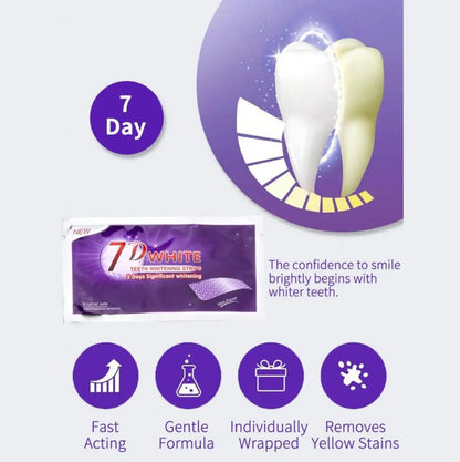 CINTAS BLANQUEADORAS DENTALES 7D WHITE